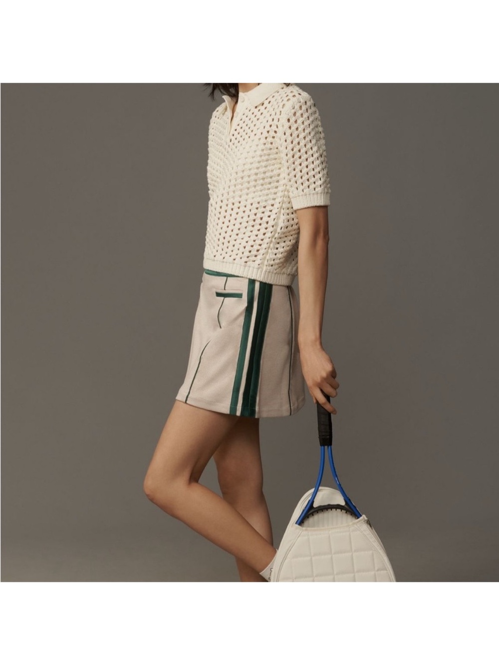 NWT Maeve At The Match Skort with Green Trim Small - Picture 2 of 11